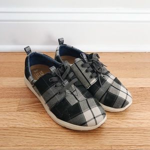TOMS plaid sneakers
